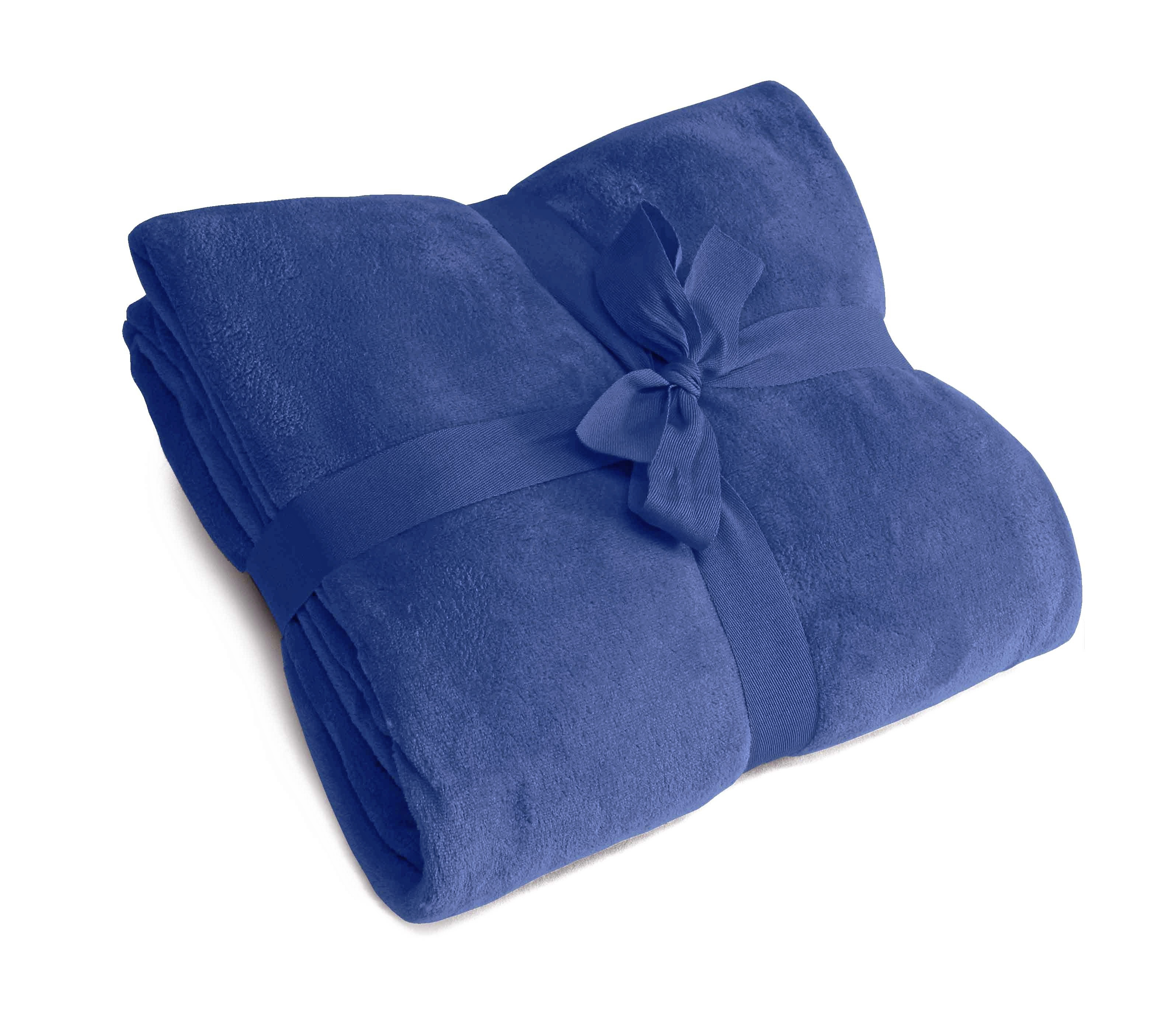 Fleecedekens L-MERCH Coral-Fleece-Blanket Recycled voor bedrukking &amp; borduring