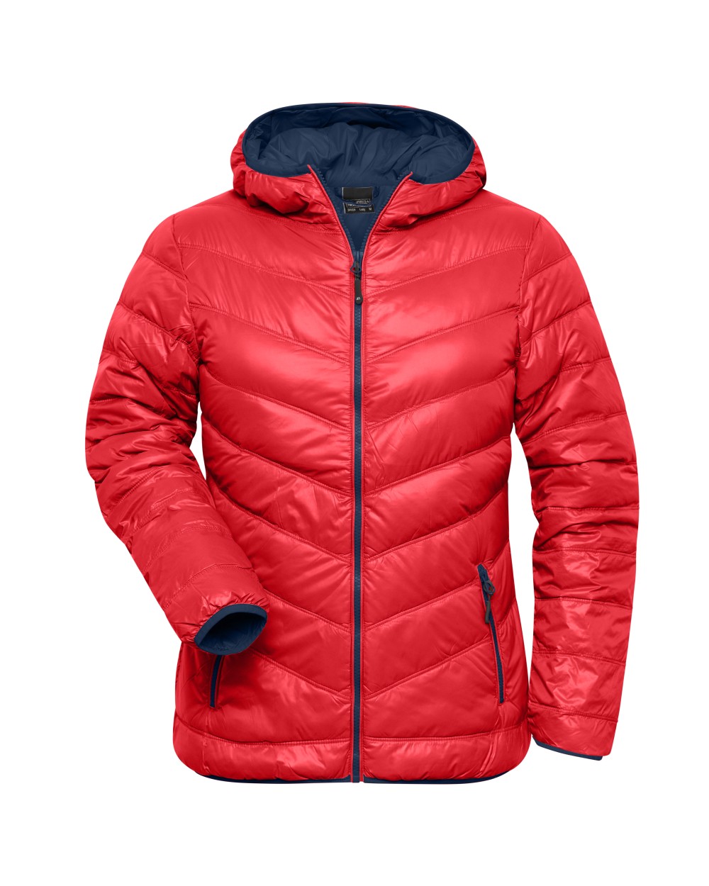 Jassen JAMES & NICHOLSON Ladies` Down Jacket voor bedrukking &amp; borduring