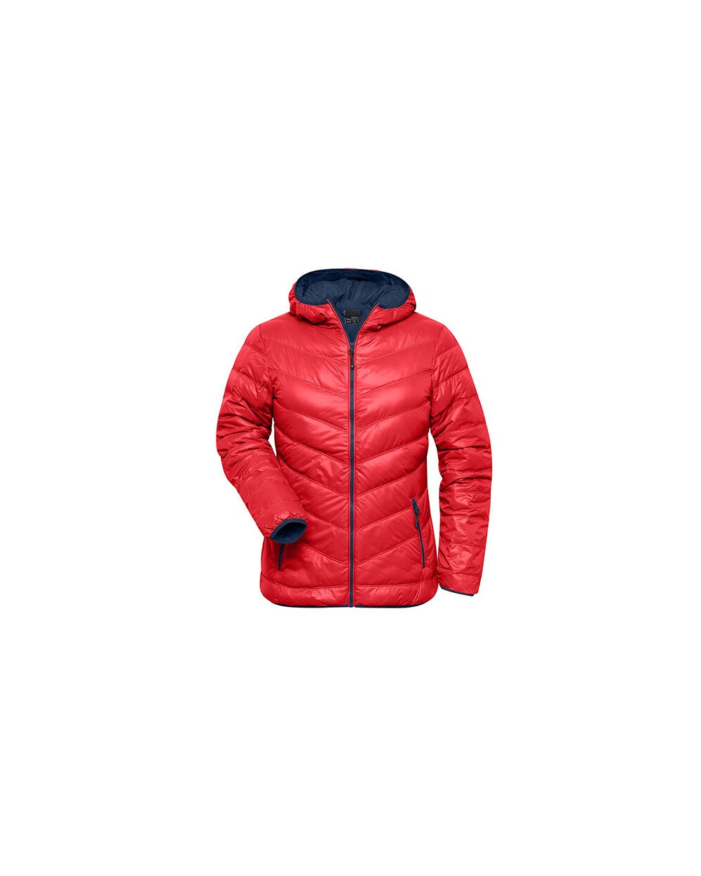 Jassen JAMES & NICHOLSON Ladies` Down Jacket voor bedrukking &amp; borduring