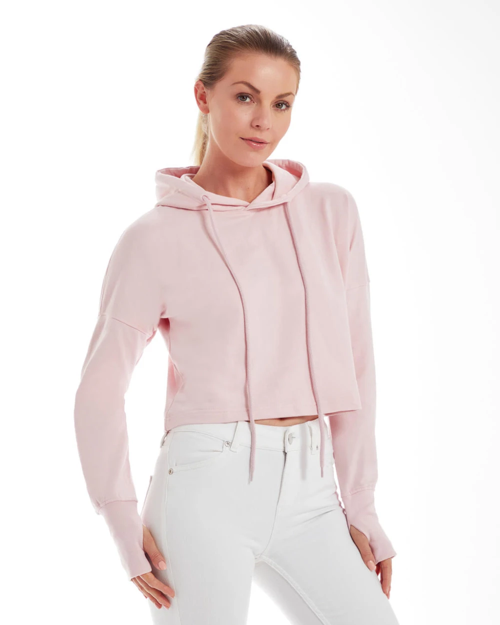 Sweat-shirts personnalisable MANTIS CROPPED HOODIE