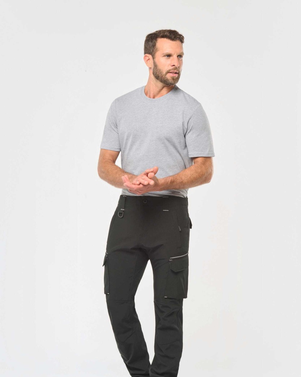 WK. DESIGNED TO WORK Softshell-Hose für Herren Hosen personalisierbar