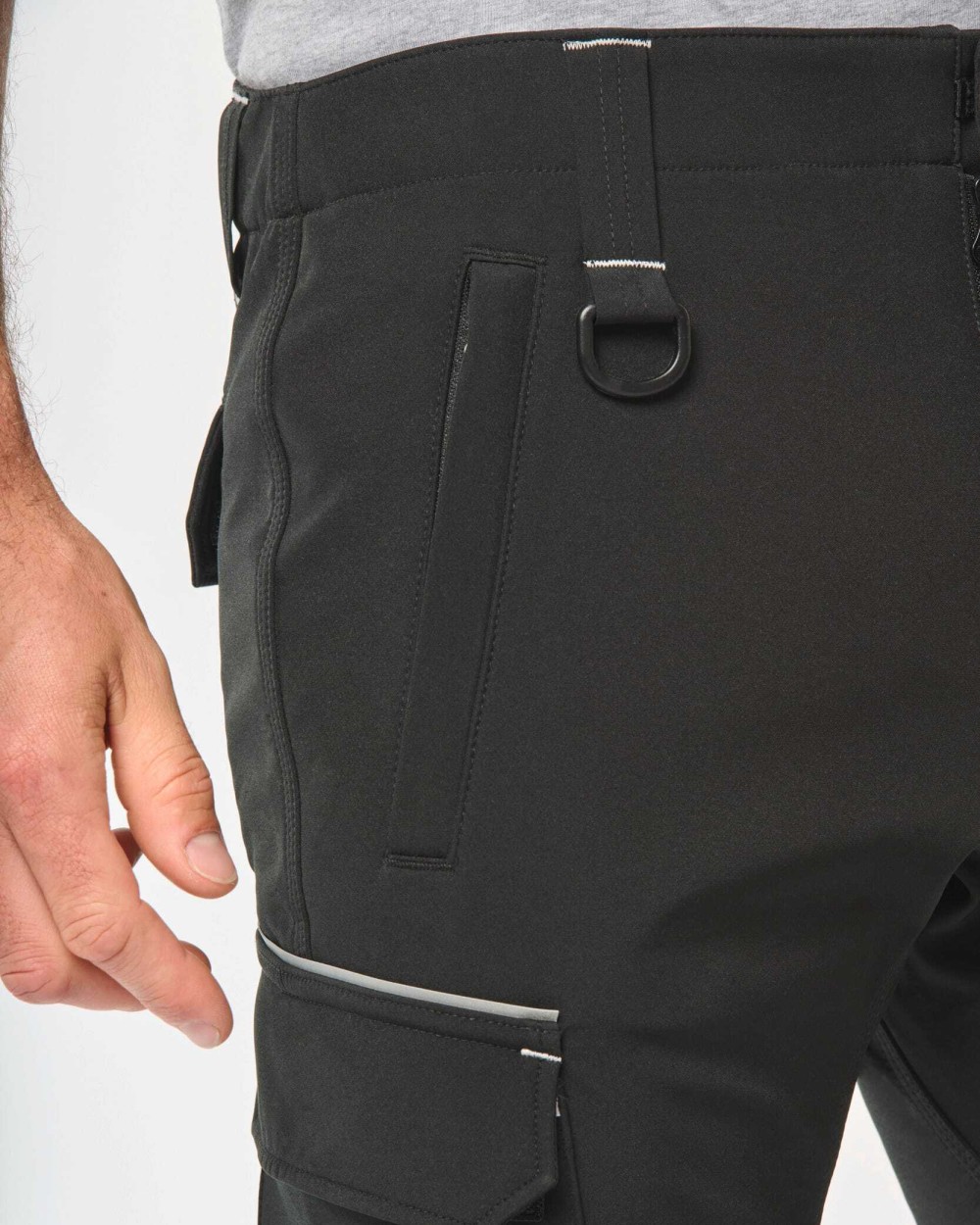 WK. DESIGNED TO WORK Softshell-Hose für Herren Hosen personalisierbar