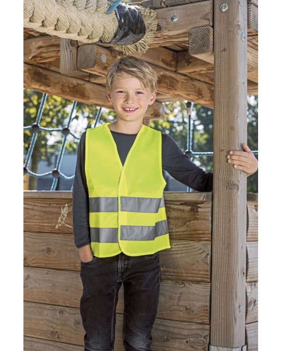 PRINTWEAR Kids´ Safety Vest Warnwesten personalisierbar