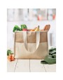 4DO Jute-Canvas Shopping Tasche Taschen personalisierbar