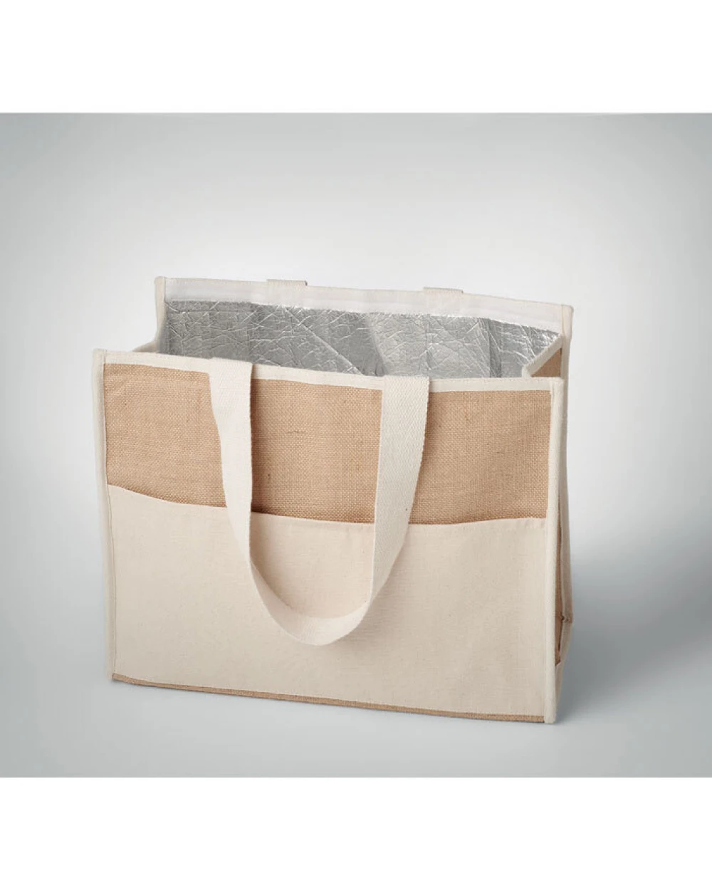 Tassen & Zakken 4DO Koeltas van canvas en jute voor bedrukking &amp; borduring