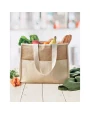 4DO Jute-Canvas Shopping Tasche Taschen personalisierbar