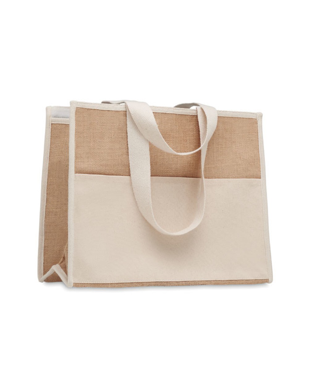 4DO Jute-Canvas Shopping Tasche Taschen personalisierbar