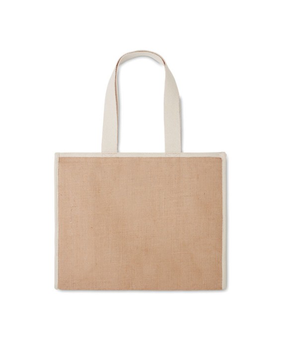 4DO Jute-Canvas Shopping Tasche Taschen personalisierbar