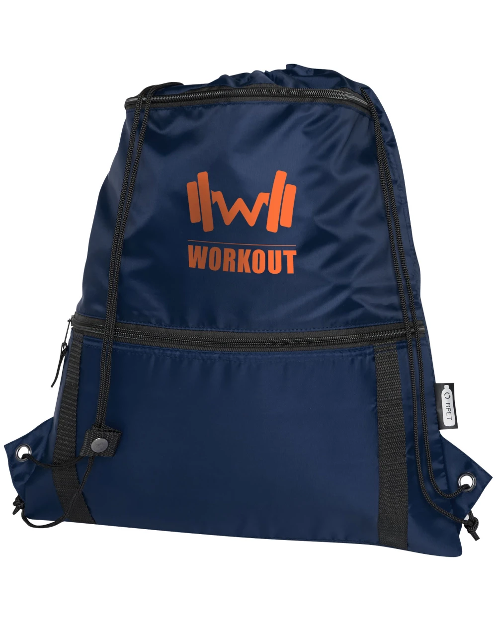 Tassen & Zakken 4DO Adventure gerecyclede geïsoleerde tas met trekkoord 9L voor bedrukking &amp; borduring