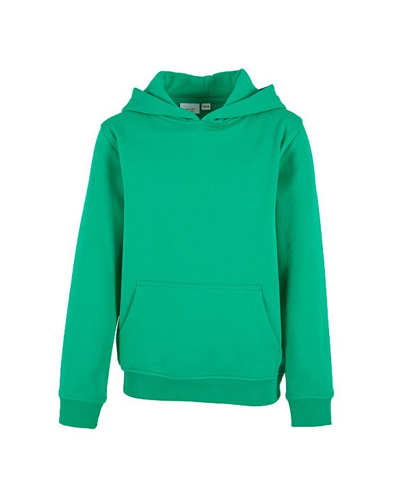 BUILD YOUR BRAND Kids´ Organic Basic Hoody Sweatshirts personalisierbar