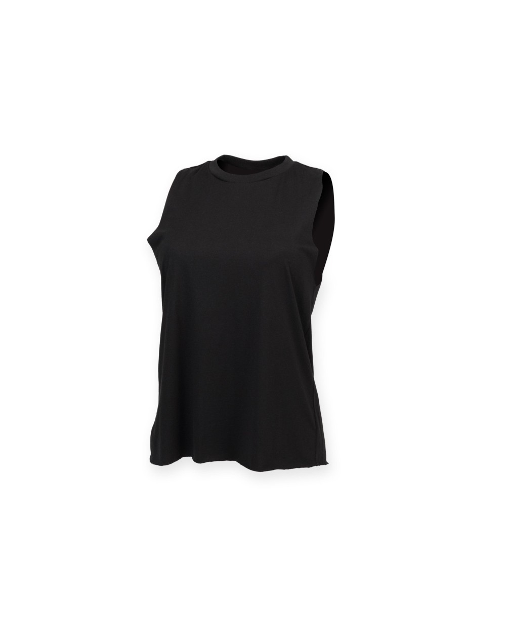 SKINNIFIT WOMEN’S HIGH NECK SLASH ARMHOLE VEST T-Shirts personalisierbar