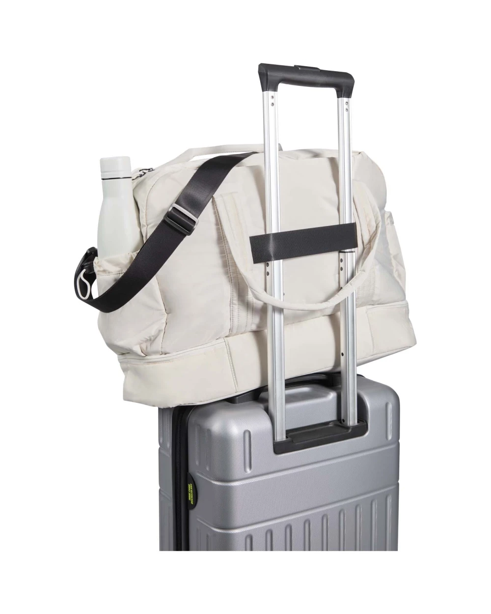 4DO Puffer GRS recycelte Reisetasche mit isoliertem Boden 30L Taschen personalisierbar