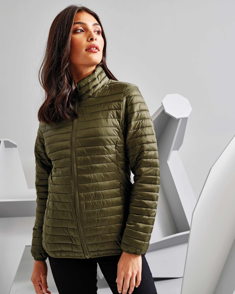 Vestes personnalisable 2786 Doudoune Tribe Fineline femme