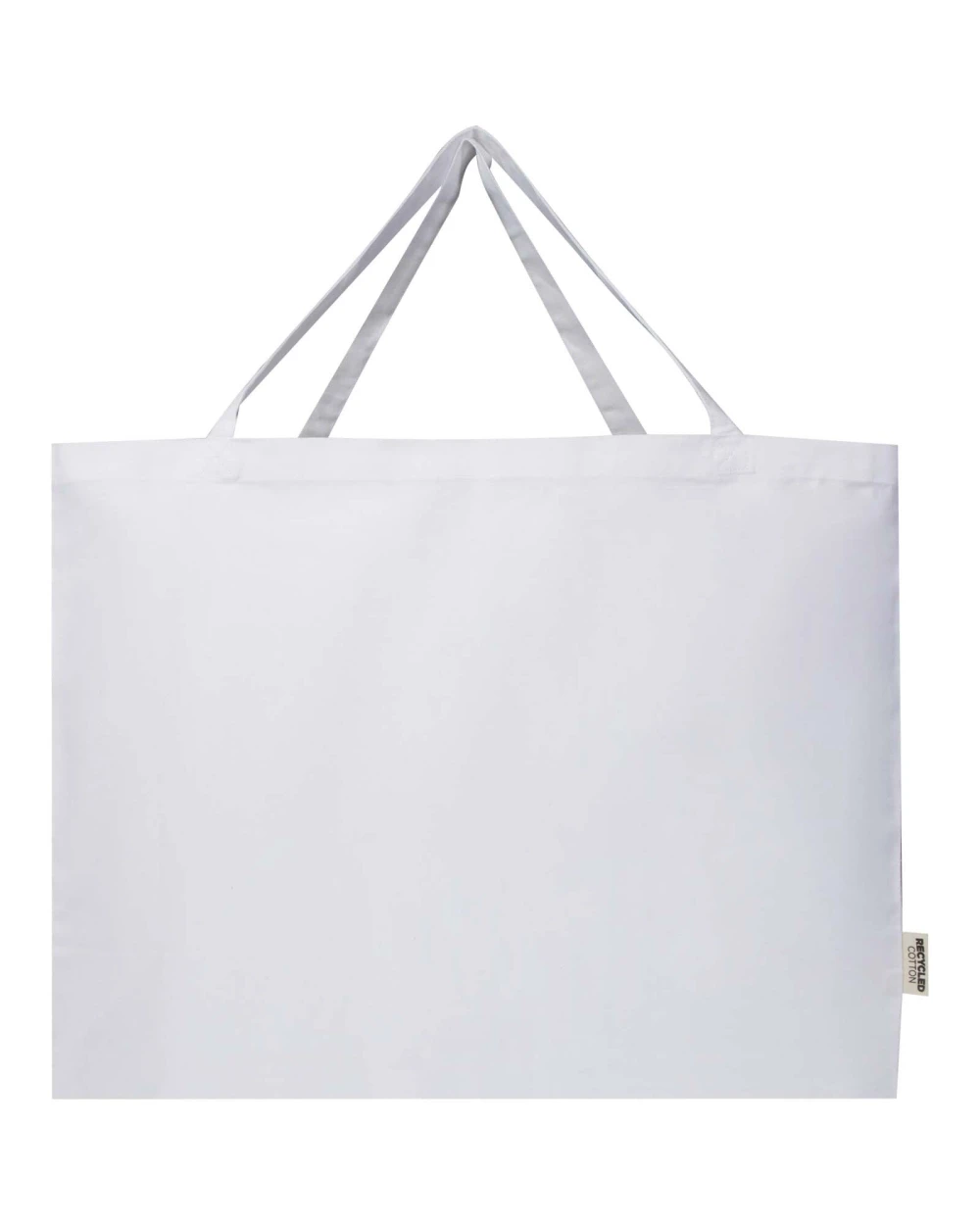 Tote bags 4DO Odessa draagtas van 220 g/m² GRS gerecycled katoen 40L voor bedrukking &amp; borduring