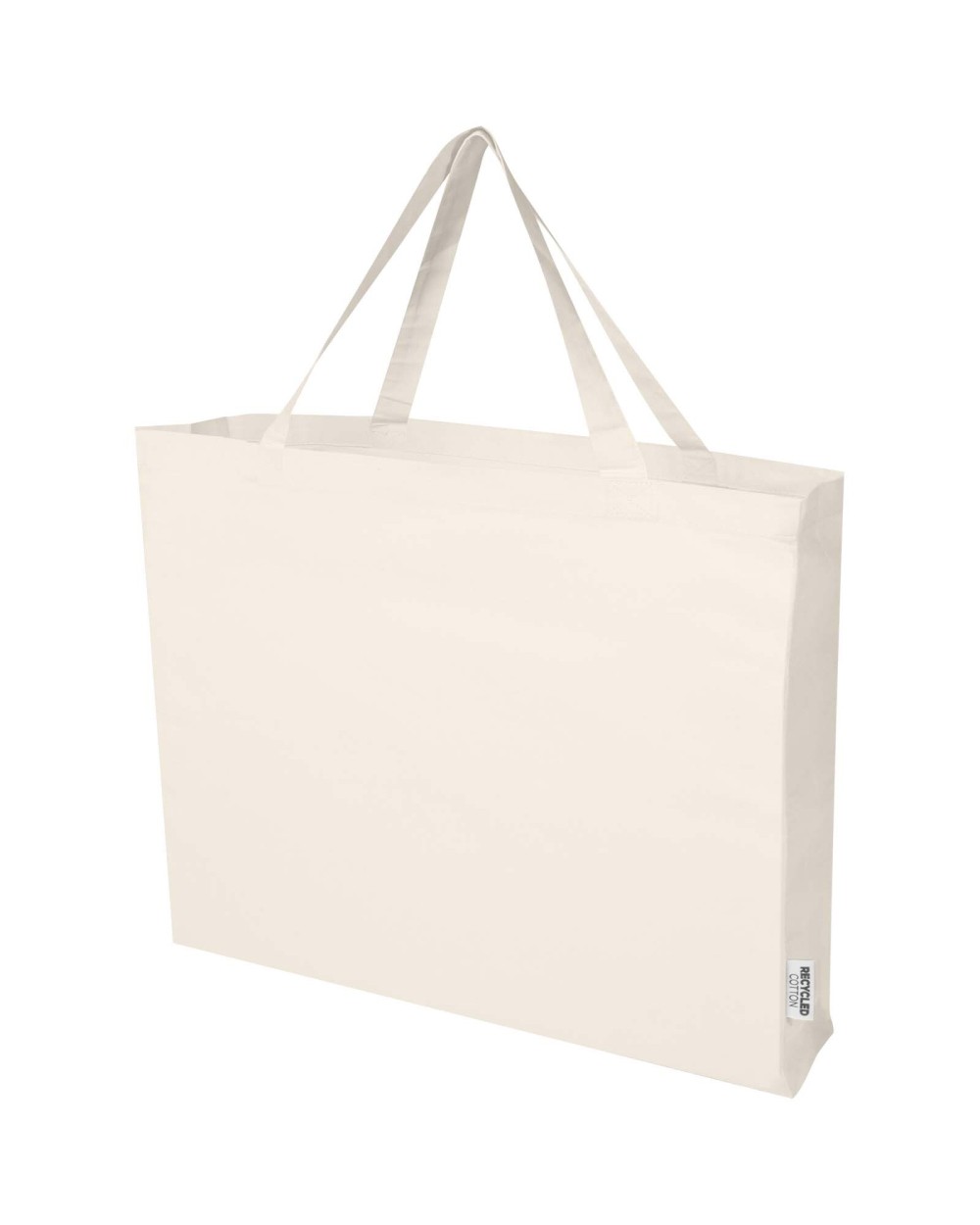 Tote bags personnalisable 4DO Sac shopping Odessa en coton recyclé 220 g/m² certifié GRS 40L