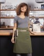 Schorten KARLOWSKY WAIST APRON GREEN-GENERATION voor bedrukking &amp; borduring
