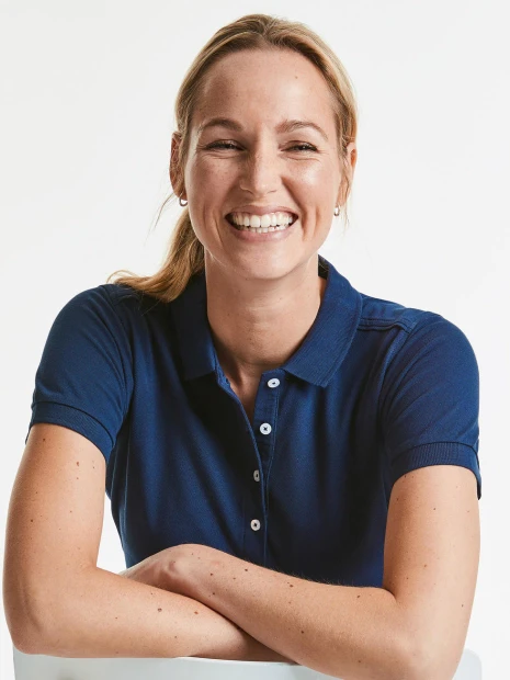 Polos à personnaliser RUSSELL Polo Stretch Femme /api/colors/faa09971-d6a0-46cd-b5b3-d674b3aba32b
