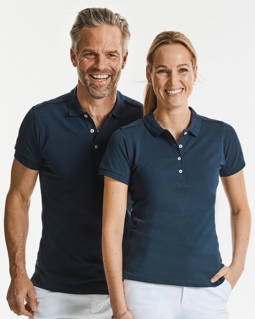 RUSSELL Stretch Polo für Damen Poloshirts personalisierbar