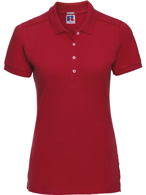 RUSSELL Polo Stretch Femme /api/colors/f7def30f-cf00-4a4e-8048-9f030f6d3017 personnalisable