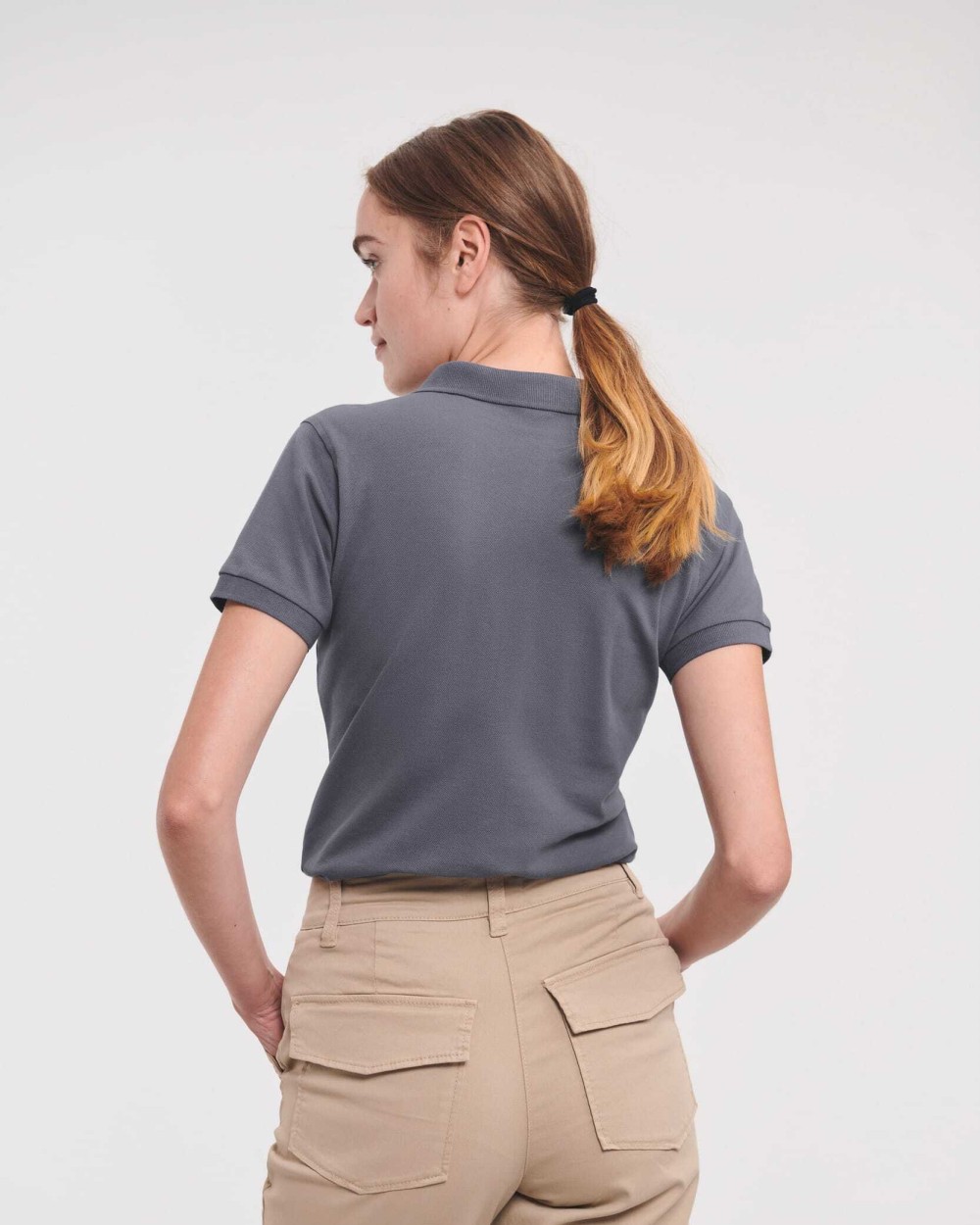 RUSSELL Stretch Polo für Damen Poloshirts personalisierbar