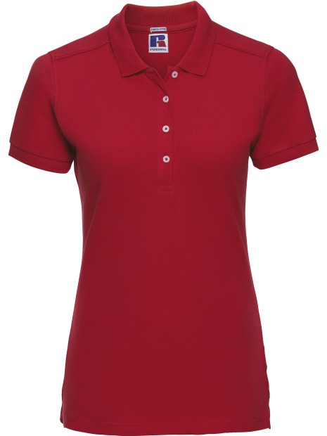 RUSSELL Polo Stretch Femme /api/colors/f7def30f-cf00-4a4e-8048-9f030f6d3017 personnalisable
