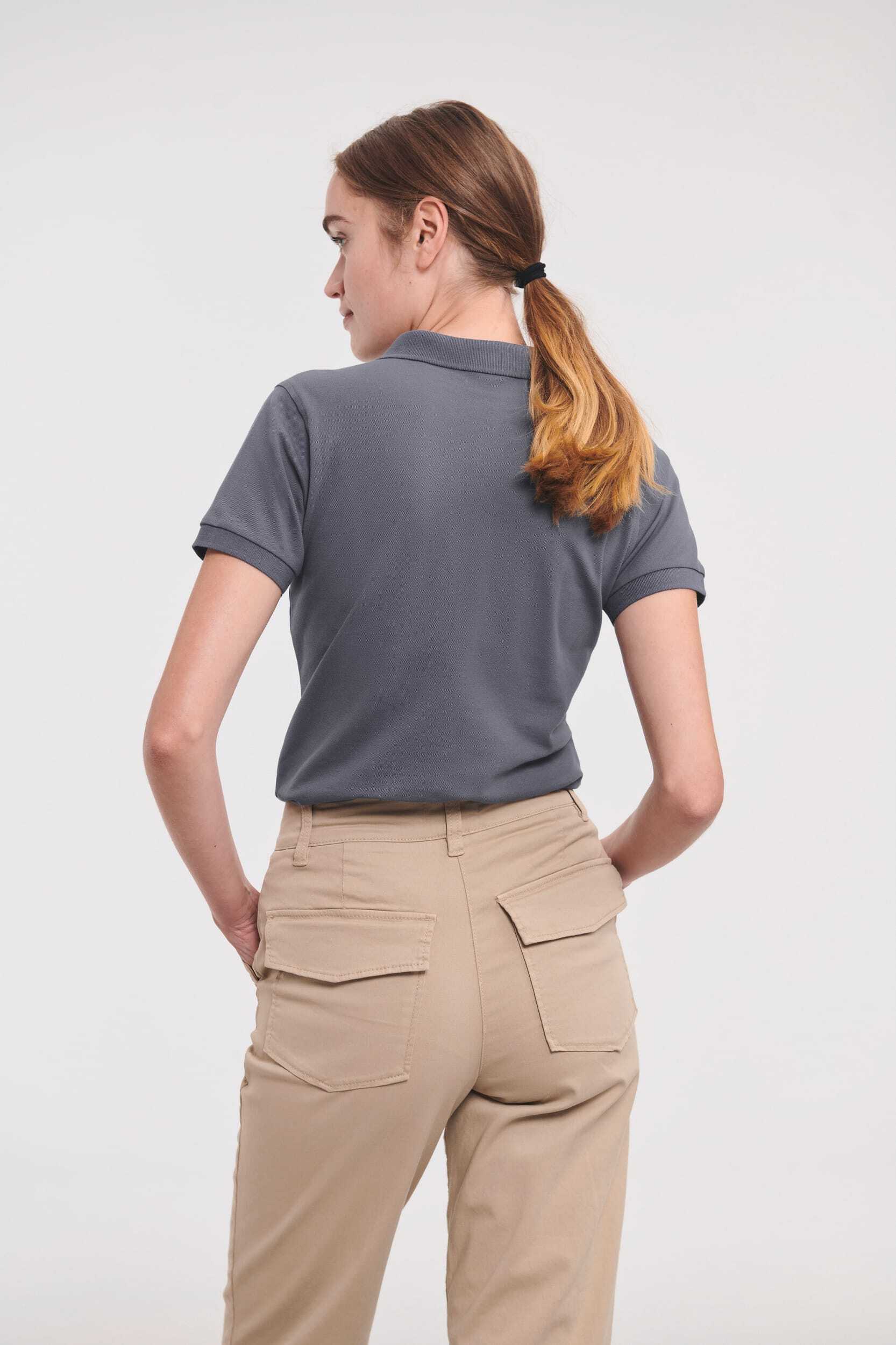 Polos personnalisable RUSSELL Polo Stretch Femme
