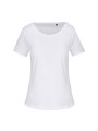 KARIBAN T-shirt Bio col à bords francs manches courtes femme /api/colors/7a92cd2d-10d2-40b4-928b-296bb7487506 personnalisable