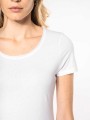 T-Shirts à personnaliser KARIBAN T-shirt Bio col à bords francs manches courtes femme 