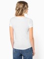 T-Shirts à personnaliser KARIBAN T-shirt Bio col à bords francs manches courtes femme 