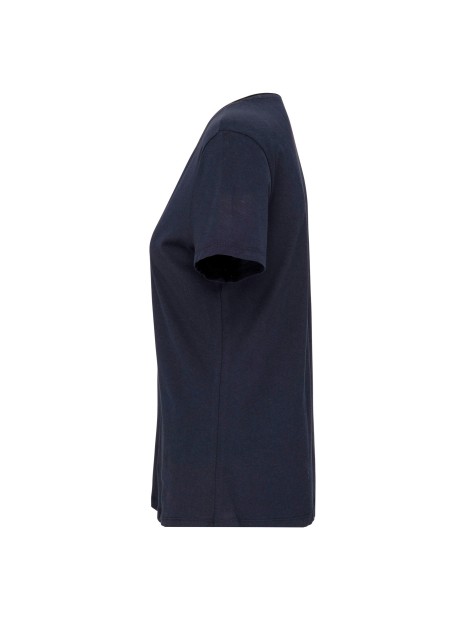 KARIBAN T-shirt Bio col à bords francs manches courtes femme /api/colors/b68891a9-1d28-4f7a-8deb-775c45027afd personnalisable