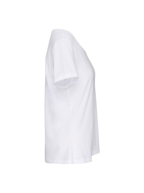 KARIBAN T-shirt Bio col à bords francs manches courtes femme /api/colors/7a92cd2d-10d2-40b4-928b-296bb7487506 personnalisable