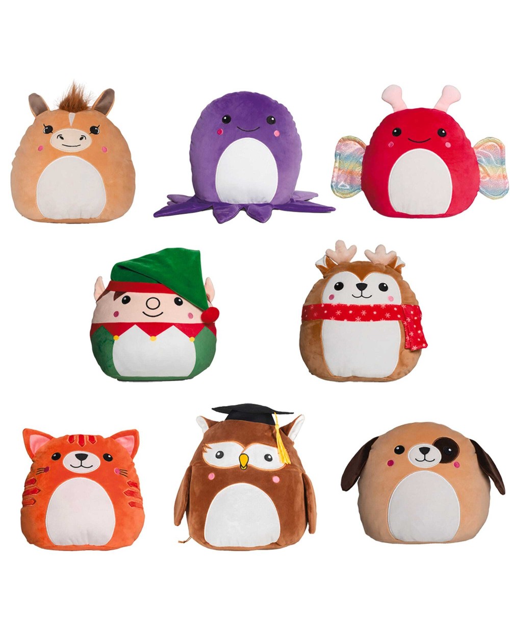 Benodigdheden MUMBLES Knuffel Squidgy's voor bedrukking &amp; borduring
