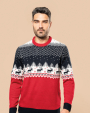 Pulls personnalisable Kariban Pullover col rond de Noël unisexe
