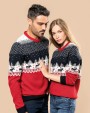 KARIBAN Weihnachtspullover mit Rundhalsausschnitt, Unisex Pullovers personalisierbar