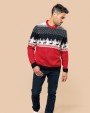 KARIBAN Weihnachtspullover mit Rundhalsausschnitt, Unisex Pullovers personalisierbar