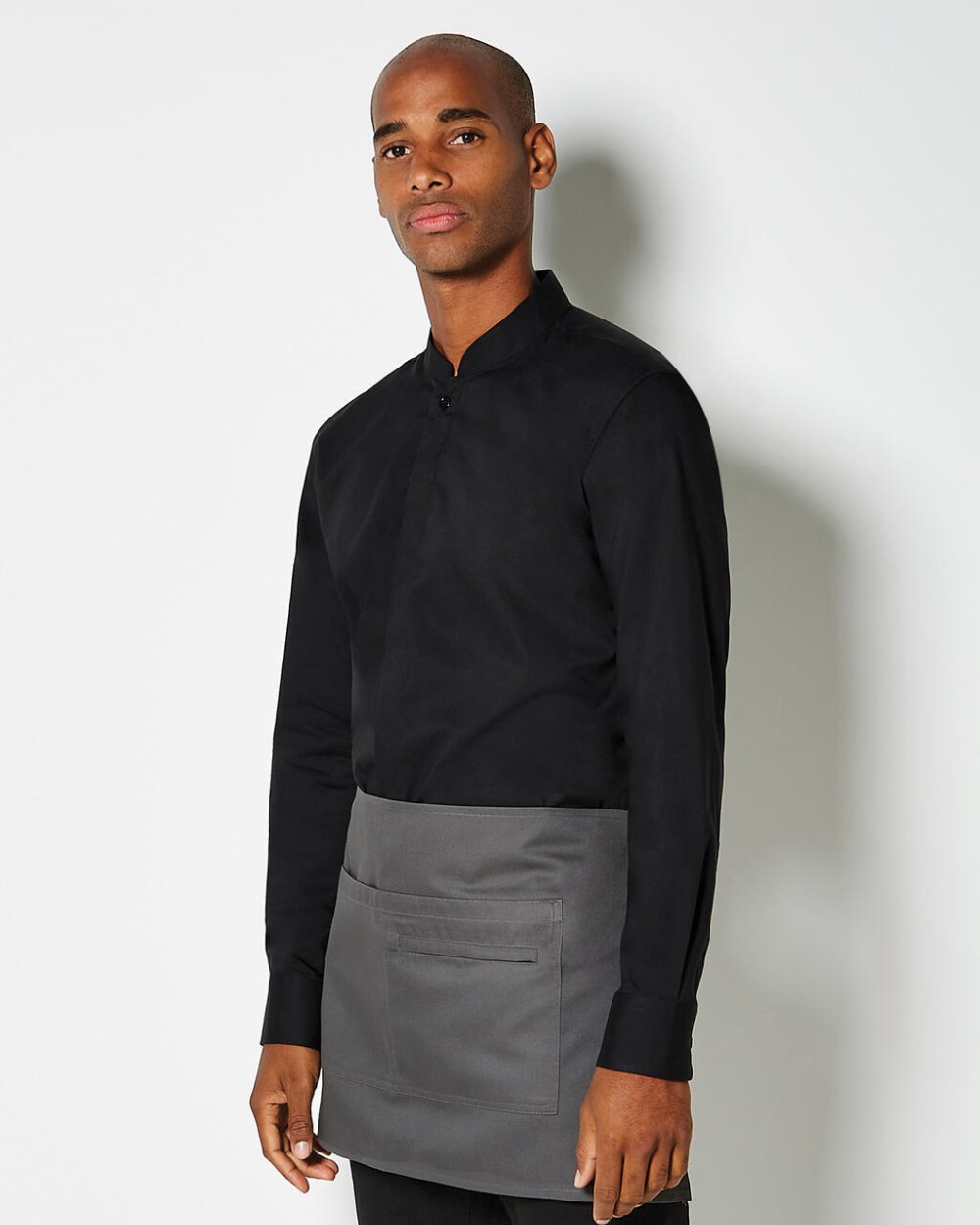 KUSTOM KIT Tailored Fit Mandarin Collar Shirt Hemden personalisierbar