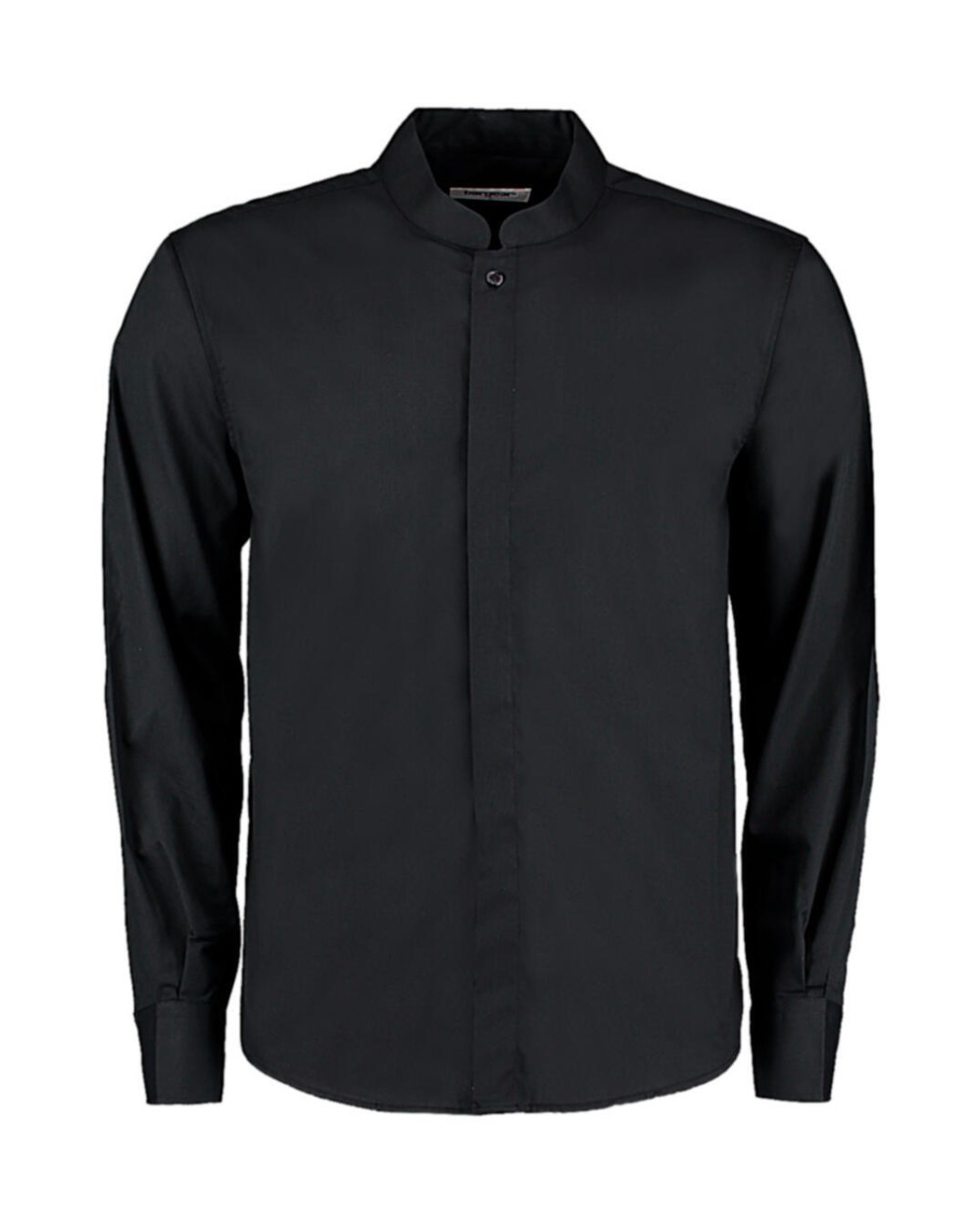 Hemden KUSTOM KIT Tailored Fit Mandarin Collar Shirt voor bedrukking &amp; borduring