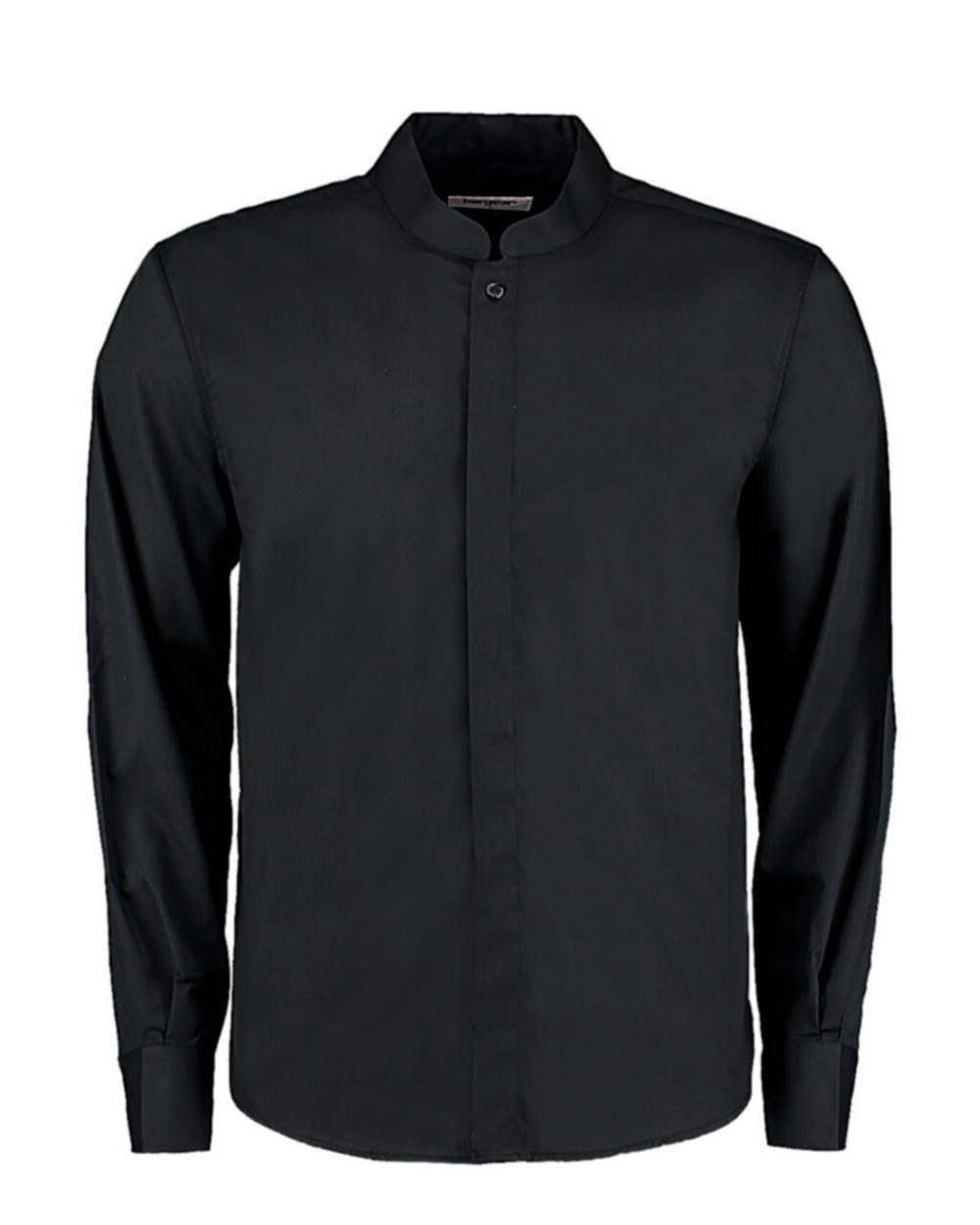 Hemden KUSTOM KIT Tailored Fit Mandarin Collar Shirt voor bedrukking &amp; borduring