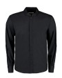 Hemden KUSTOM KIT Tailored Fit Mandarin Collar Shirt voor bedrukking &amp; borduring
