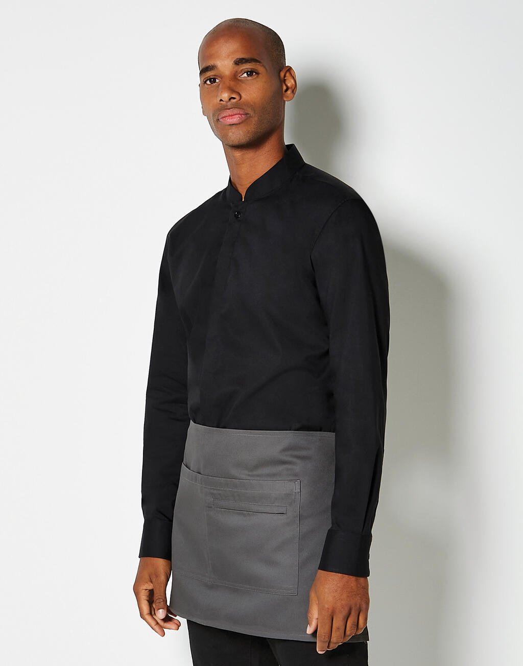 KUSTOM KIT Tailored Fit Mandarin Collar Shirt Hemden personalisierbar