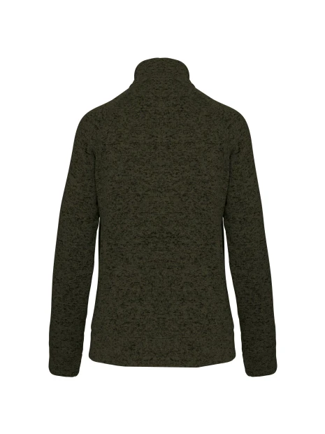 KARIBAN Veste zippée chinée femme /api/colors/daf951c5-e6a9-4256-8c9c-b8c224fe77a5 personnalisable