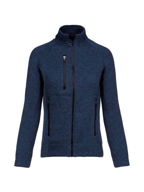 KARIBAN Veste zippée chinée femme /api/colors/ba43b33d-e5ee-4ca0-95b9-46fe8cf8869e personnalisable