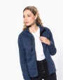 Vestes personnalisable KARIBAN Veste zippée chinée femme