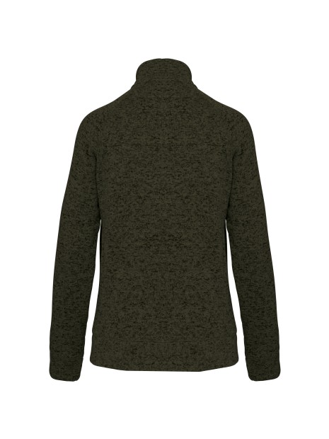 KARIBAN Veste zippée chinée femme /api/colors/daf951c5-e6a9-4256-8c9c-b8c224fe77a5 personnalisable