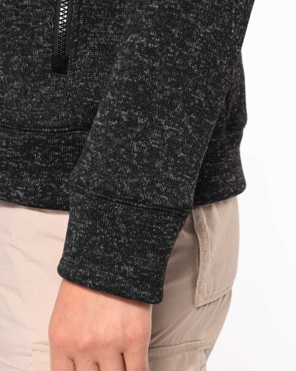 Jassen KARIBAN Heather damesvest met rits voor bedrukking &amp; borduring