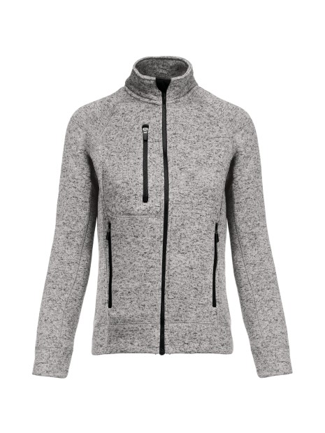 KARIBAN Veste zippée chinée femme /api/colors/03c29f95-9c4d-4e93-9cad-67345bed7774 personnalisable