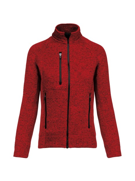 KARIBAN Veste zippée chinée femme /api/colors/2e07ab68-fef8-4c23-89f6-38d362986a2d personnalisable