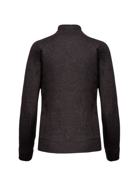 KARIBAN Veste zippée chinée femme /api/colors/8e6df1fe-480f-4dfe-a164-346b1310261a personnalisable