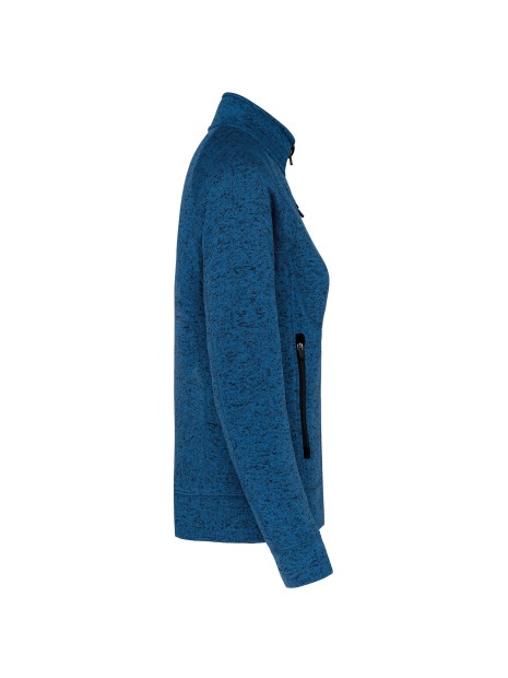 KARIBAN Veste zippée chinée femme /api/colors/8ba9449a-78d7-45ac-b67d-6ff257f643b4 personnalisable