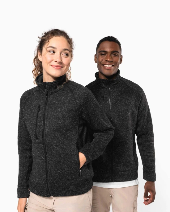 Vestes personnalisable Kariban Veste zippée chinée femme